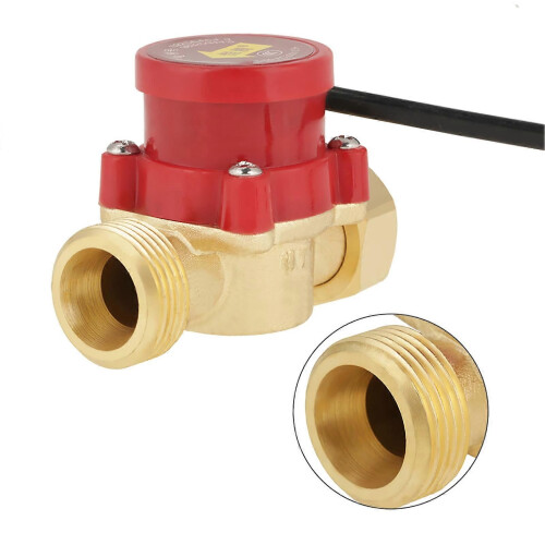 1 x Αισθητήρας Ροής Αντλίας Νερού HT-60 220V 0.5A με Σπείρωμα G3/4"-3/4" 1