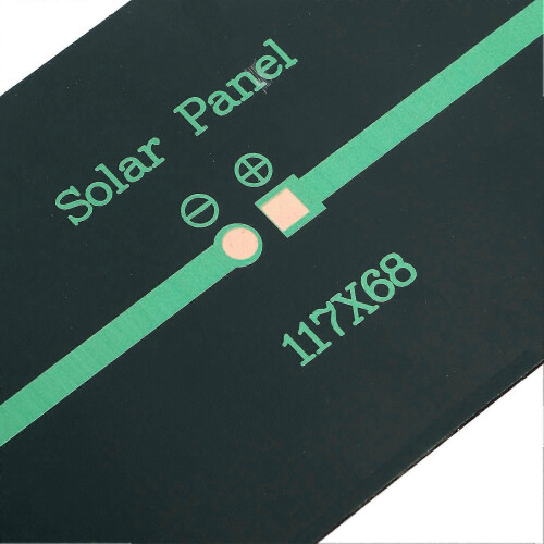 Mini Solar Panel Polysilicon Efficient DIY Solar Cell for Water Pump Street Light 1.2W 5V 1