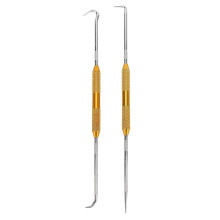 2-Piece Stainless Steel Precision Pick and Hook Set for Removing Gaskets, Nuts and Washers from Cars