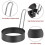 6 Pack Egg Ring, Stainless Steel Non-Stick Frying Egg Maker Molds 2