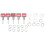 5 x Mini Momentary (On)Off(On) Toggle Switch Model Railway SPDT 12V,silver 2