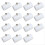 15Pcs 1/2Inch PVC Nozzle Connector with Brass Misting Nozzle 1