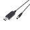 Καλώδιο μετατροπής USB σε DC, καλώδιο ανύψωσης τάσης 5V σε 9V, αρσενικό 5.5x2.1mm DC, 1M 4