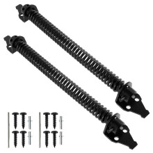 2pcs 14inch Heavy Duty Gate Spring Self Closing Door Spring for Outdoor, Adjustable Automatic Gate Close