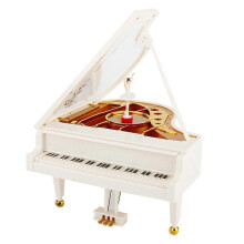 Pudełko z muzyką "Tańczące Pianino" - Prezent na Roczek, Prezent Urodzinowy dla Dziewczynki, Romantyczny