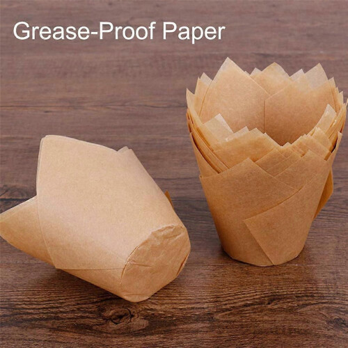 600 τεμάχια Tulip Cupcake Liner Ποτήρια Ψησίματος Χάρτινα Ποτήρια 1