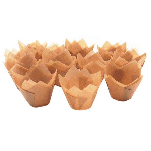 600 τεμάχια Tulip Cupcake Liner Ποτήρια Ψησίματος Χάρτινα Ποτήρια 2
