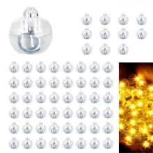 60Pcs LED Balloon Lights, Mini LED Light Warm White, LED Balloon Light for Paper Lantern, Balloon Light, Birthday