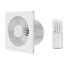 6Inch Adjustable Speed Frequency Conversion Ventilator Fan with Remote Control for Bathroom Exhaust
