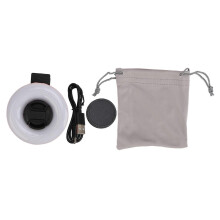 15x Macro Lens with LED Light, 3 Lighting Modes, 5 Brightness Levels, USB 200mAh, with Phone Clip, Jewelry and Eyelash Photography, Pink
