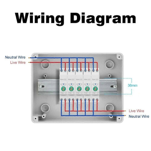 Έξυπνος διακόπτης Tuya Zigbee 1P+N 63A Din Rail Switch με μέτρηση Έξυπν 1