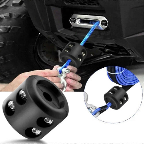 Car Winch Hook Stop Cable Protector Cable Hook Stop Bump Stopper Vehicle Modification ATV Cable Saver Accessories 1