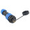 IP68 Waterproof Aviation Plug Socket Nut Plug Socket SP16 2-Core Terminal Block 5 Pieces 2