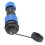 IP68 Waterproof Aviation Plug Socket Nut Plug Socket SP16 2-Core Terminal Block 5 Pieces 3