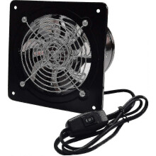 Ανεμιστήρας εξαγωγής αέρα με αγωγό 150 mm 600m³/h, Μεταλλικός επ