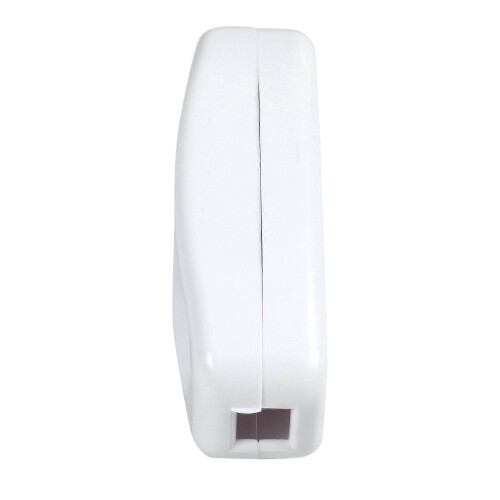 Compact White Plastic In-line Cord Light Lamp Switch 2