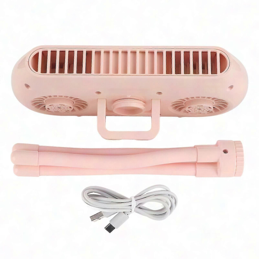 Portable Bladeless Stroller Fan with Octopus Design - USB Rechargeable Cooling Fan for Baby Strollers