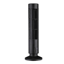 Νέος ανεμιστήρας USB Tower Fan χωρίς πτερύγια, ηλεκτρικός ανεμιστήρας, μαύρος