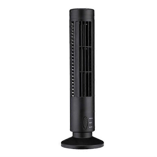 Νέος ανεμιστήρας USB Tower Fan χωρίς πτερύγια, ηλεκτρικός ανεμιστήρας, μαύρος