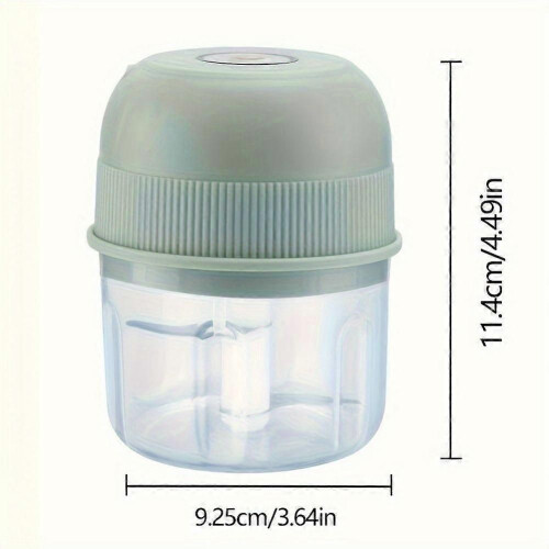 Ηλεκτρικός μίνι κόφτης σκόρδου 250ml, μύλος κρέατος USB, θρυ 2