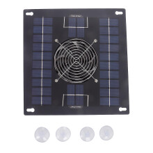 Solar Powered Exhaust Fan Monocrystalline Solar Panel Fan Kit for Chicken Coop Greenhouse Hut