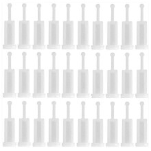 30Pcs Disposable HVLP Feed Paint Strainers Fine Mesh, White
