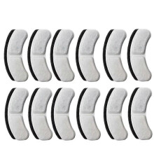 12 filtros para bebederos de gatos, cartuchos de filtro para dispensadores de agua para mascotas, suministros