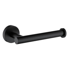 Toilet Paper Storage Holder 304 Stainless Steel Round Tissue Hanger Wall Mount Toilet Paper Roll Dispenser Black