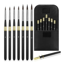 Travel Watercolor Brushes, Artist Brushes, Detachable Travel Watercolor Set, Suitable for Watercolor Acrylic Ink Gouache