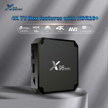 X96mini Android 11.0 Smart TV Box Amlogic S905W2 UHD 4K Mediaspeler 2.4G/5.0G Dual-band WiFi AV1 VP9