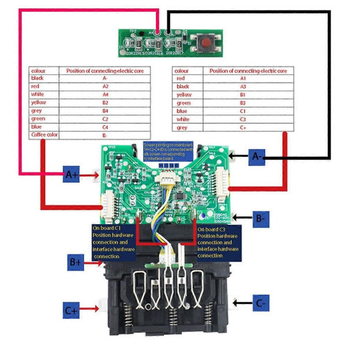 DCB609 Circuit Board+Case Kit for 20V 60V FlexVolt DCB612 2