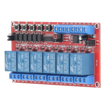 6 Channel Relay Module 5V 12V 24V Latching Switch High and Low Level Trigger Relay Expansion Board