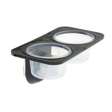 Lizard Gecko Suction Cup Feed Bowl compatible for Reptile Food & Water Feeding-A