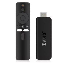 Mortal TVR3+ TV Stick Android 14 OS compatibel met Google, compatibel met Chromecast Voice, Wi-Fi 6,