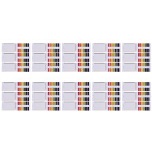 30 Set 240 Streifen Professional 1-14 PH Lackmuspapier PH Teststreifen Wasser Kosmetik Boden PH Test Papierstreifen mit Kontrollkarte