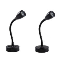 2 τεμάχια 12V LED φώτα ανάγνωσης με δυνατότητα ρύθμισης φω