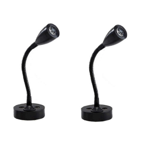 2 τεμάχια 12V LED φώτα ανάγνωσης με δυνατότητα ρύθμισης φω