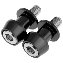 2X Motorcycle CNC Swingarm Swing Arm Spool Sliders Stand Bobbins 10mm for Ninja 250 ER6 Z 250 ER6F
