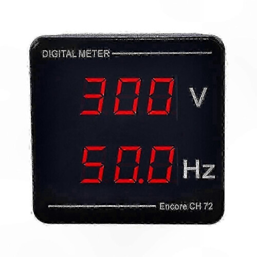 Digital Multimeter 50-500V AC Voltage 10-99.9Hz Frequency Meter with Easy Setup