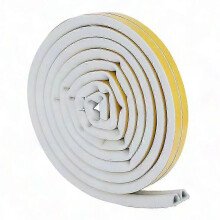 Tira insonorizante autoadhesiva gris de 14x12 mm compatible con puertas y ventanas - Solución antimosquitos