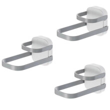 Perchero multifuncional para ropa, perchero plegable de doble capa para montaje en pared sin perforaciones,