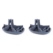 2pcs Silicone Drain Ice Cup Drying Rack Bottle Glass Drain Rack Shelf