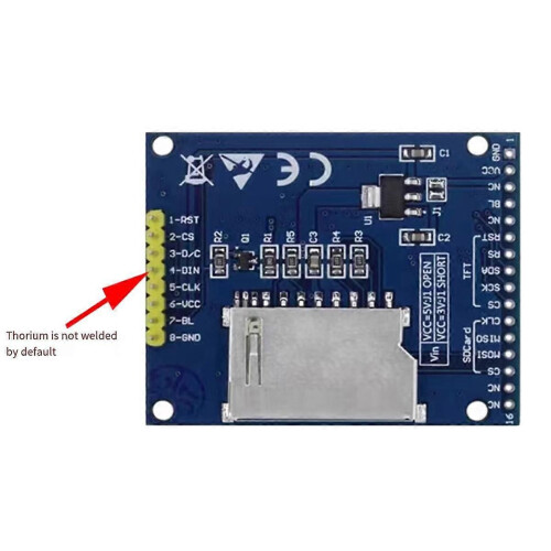 TFT 1.8 Inch LCD Module 128x160 DOT-Matrix ST7735S Driver SPI Serial Interface Multi-Function Color 2