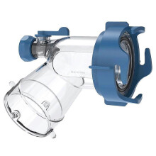 45 Degree RV Holding Tank Rinser, Must Have Sewer Adapter for RV Sanitation, Transparent Sewer Tank Adapter W/Gasket