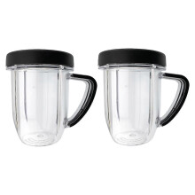 Replacement 30 Ounce Cup Jar with Handle Mug with Lip Ring Part, Compatible for RX 1700W -301, 2 Pac