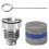 1.1mm Hole Foam Cannon Nozzle Kit for Foam Cannon Replacement Threaded Nozzle Tip and Mesh Filter w 1