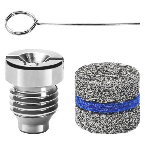 1.1mm Hole Foam Cannon Nozzle Kit for Foam Cannon Replacement Threaded Nozzle Tip and Mesh Filter w