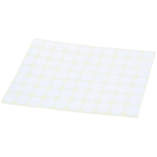 60pcs 19mm Circles Round Code Stickers Self Adhesive Sticky Labels White 2