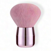 Multi-Purpose Loose Powder Brush with Comfort Grip Handle for Blending and Setting Makeup