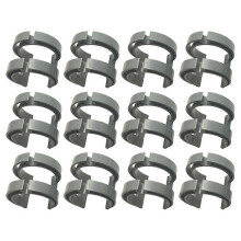 12PCS Sprays Pump Pipe Clamp for Storing Various Sprays Suction Integrated Cleaning Machines Pipe Camps B